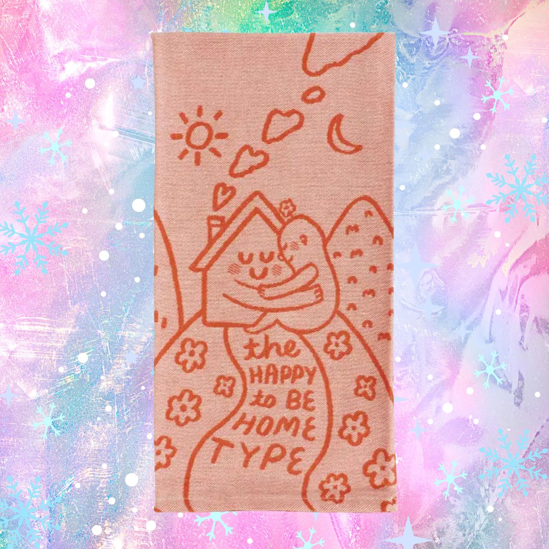 Happy To Be Home Tea Towel
