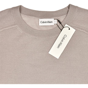 Calvin Klein Taupe Crew Neck Sweater