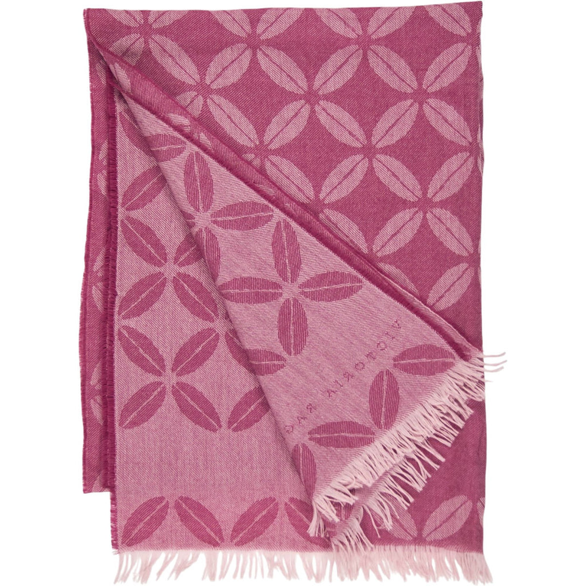Victoria Ragna Pink Patterned Scarf