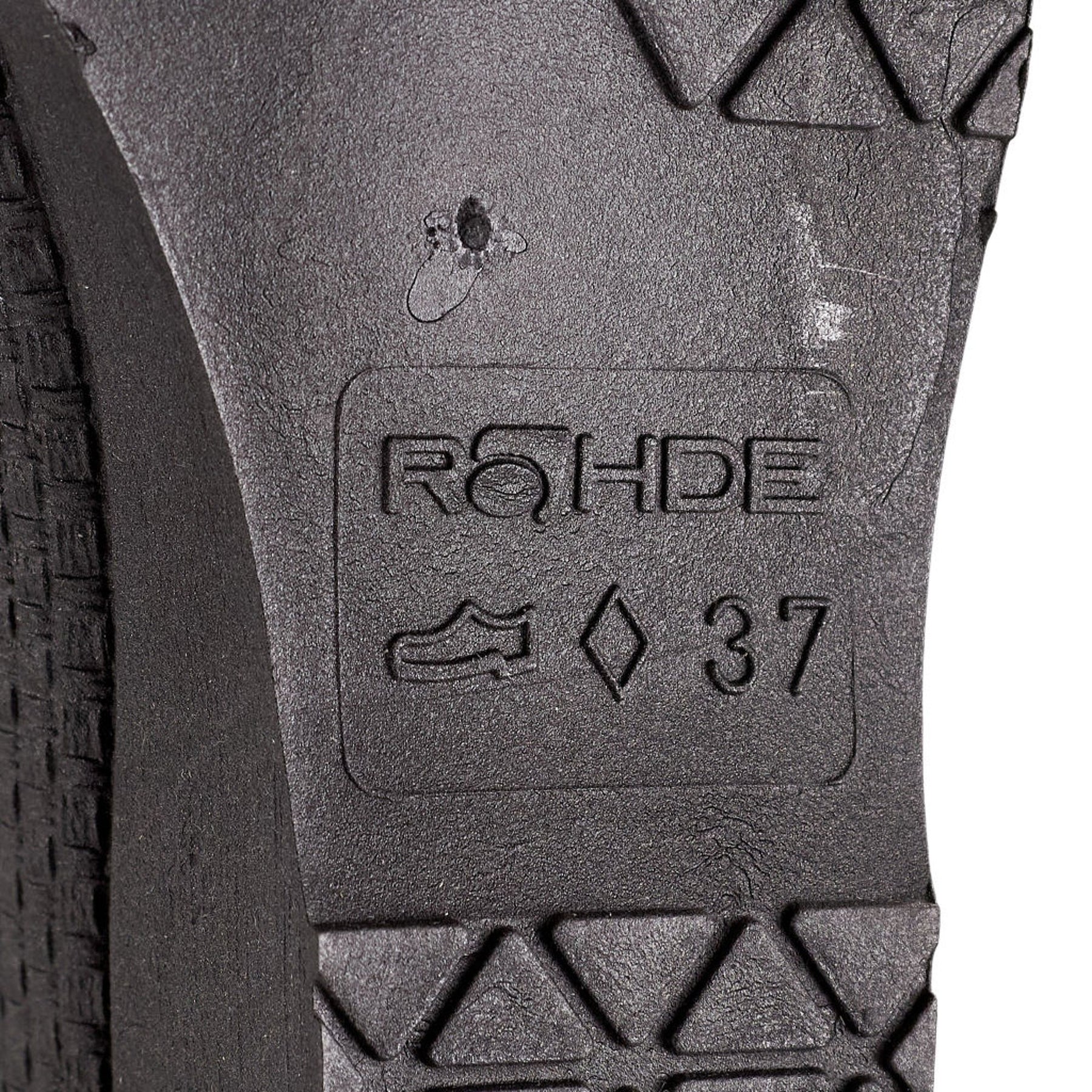 Rohde Grey Zebra Print Slippers