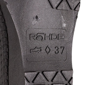 Rohde Grey Zebra Print Slippers