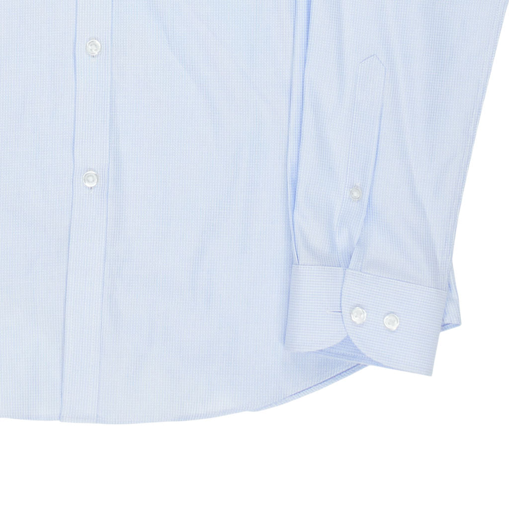 Moss Blue Slim Fit Shirt 15½