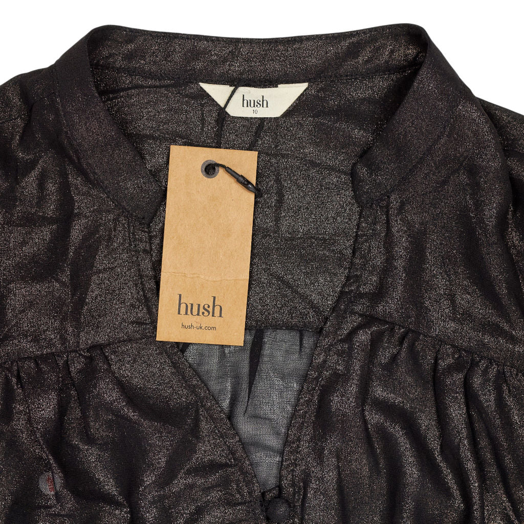 Hush Bronze Metallic Abelia Dress