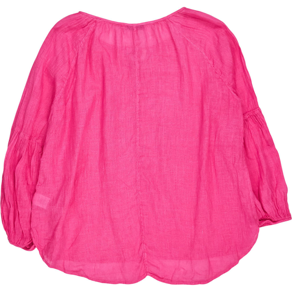 NRBY Pink Linen Blouse