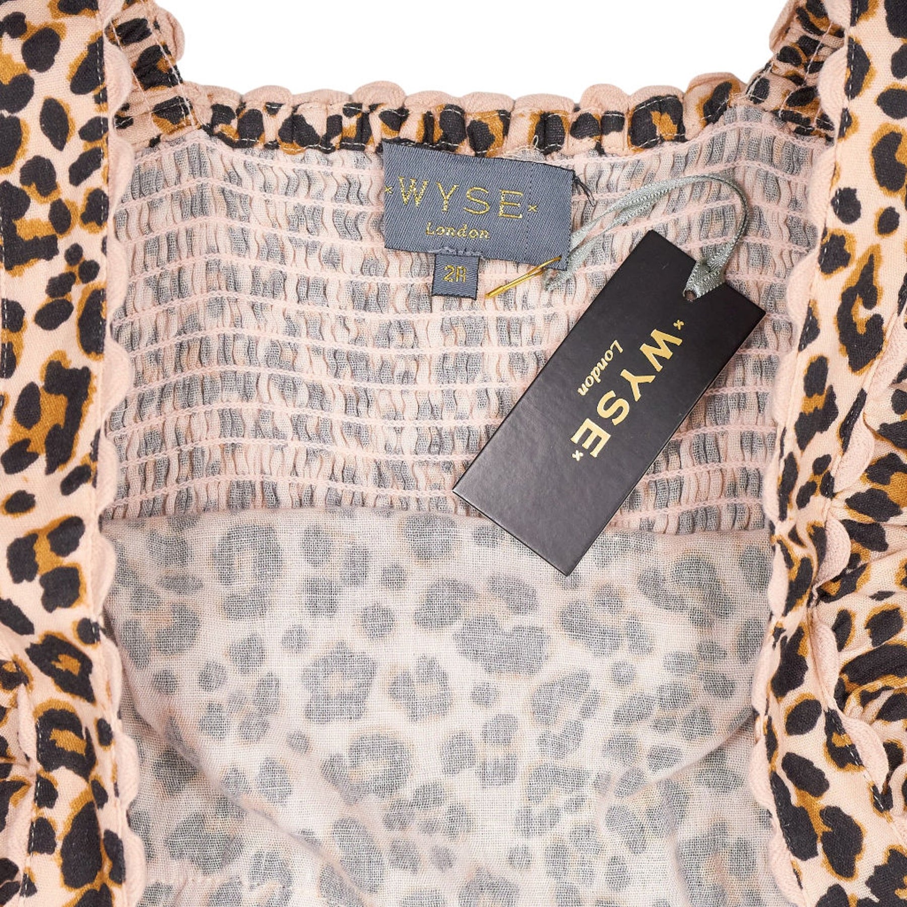 Wyse Leopard Print Sophia Dress