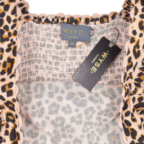 Wyse Leopard Print Sophia Dress