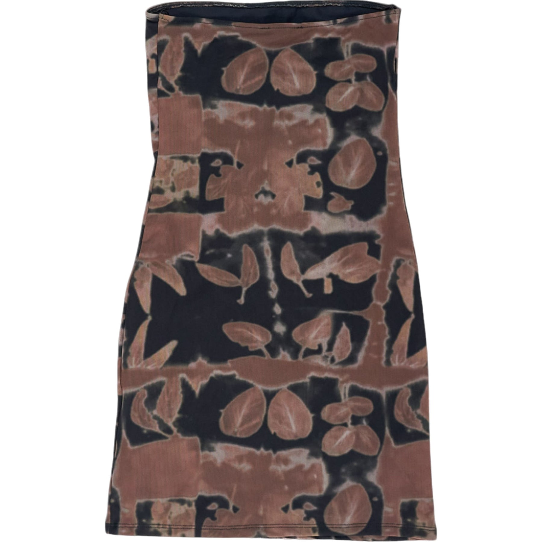 Motel Brown Pattern Mini Dress