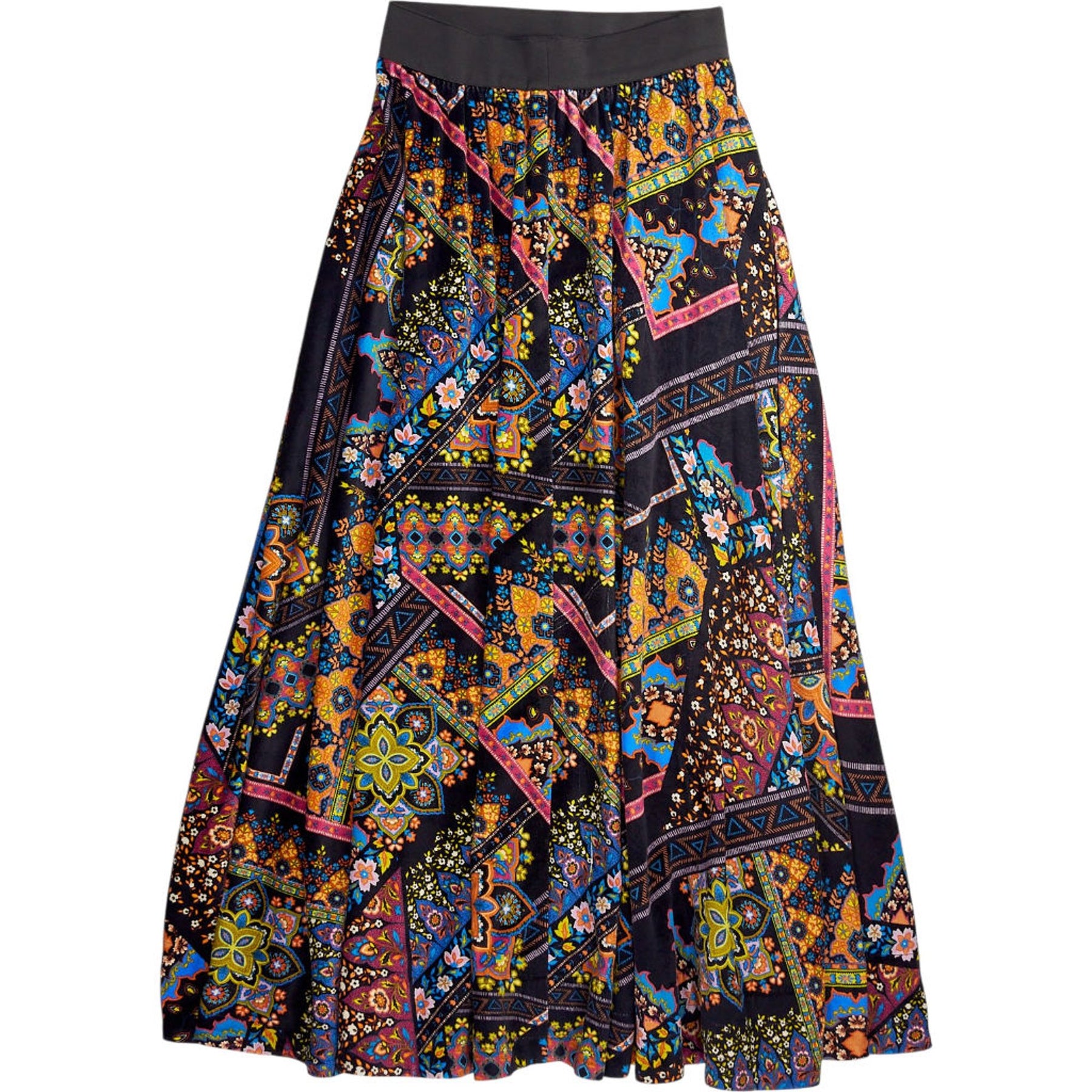 NRBY Multicoloured Cotton Maxi Skirt