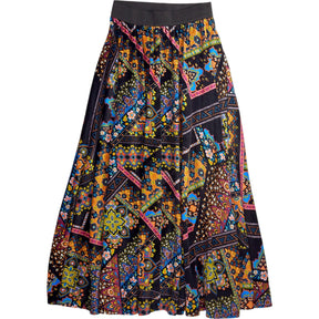 NRBY Multicoloured Cotton Maxi Skirt