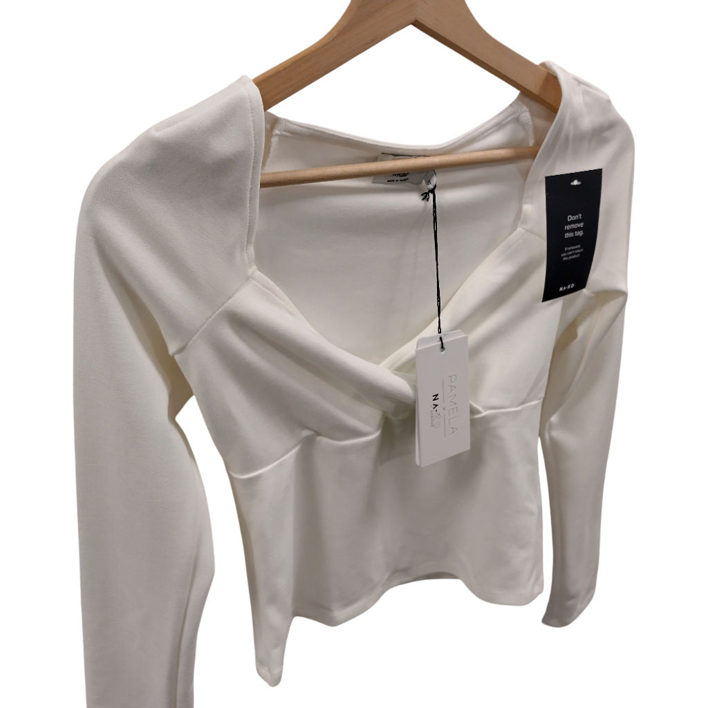 Pamela Gardenia x NA-KD Overlapped Detail Top