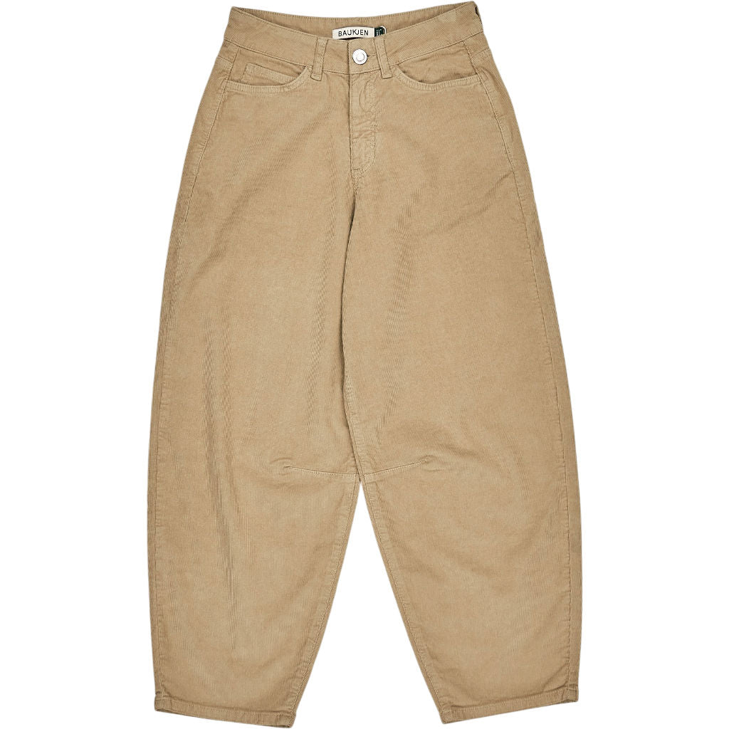 Baukjen Sand Shannon Barrel Leg Trousers
