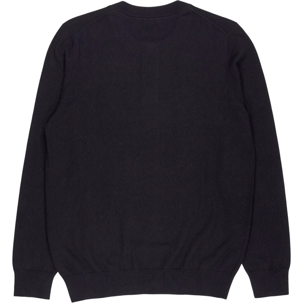 Lyle & Scott Black Henley Jumper