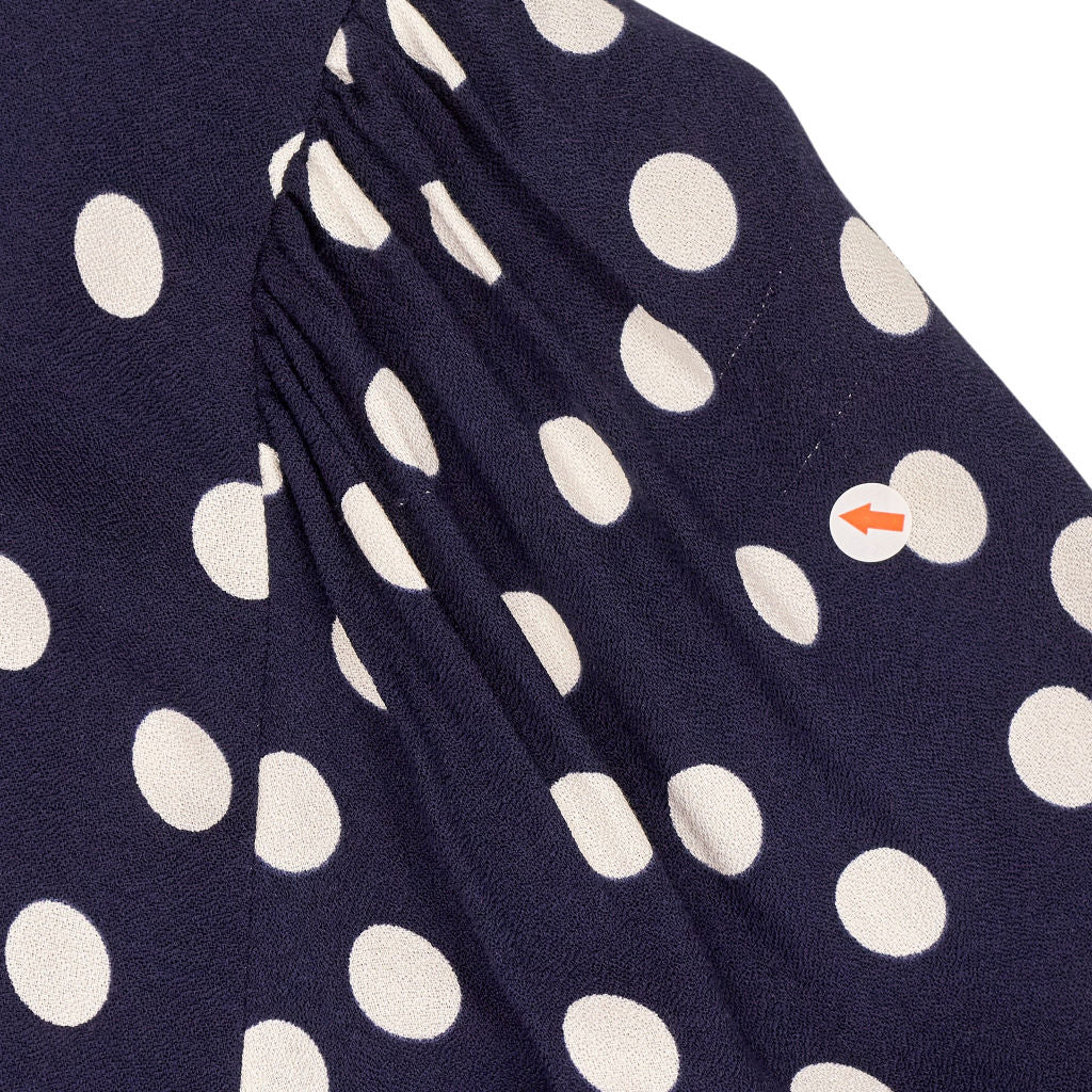 Baukjen Navy Polka Dot Amalie Blouse