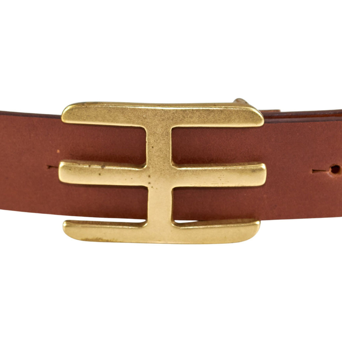 YMC Brown Leather Belt