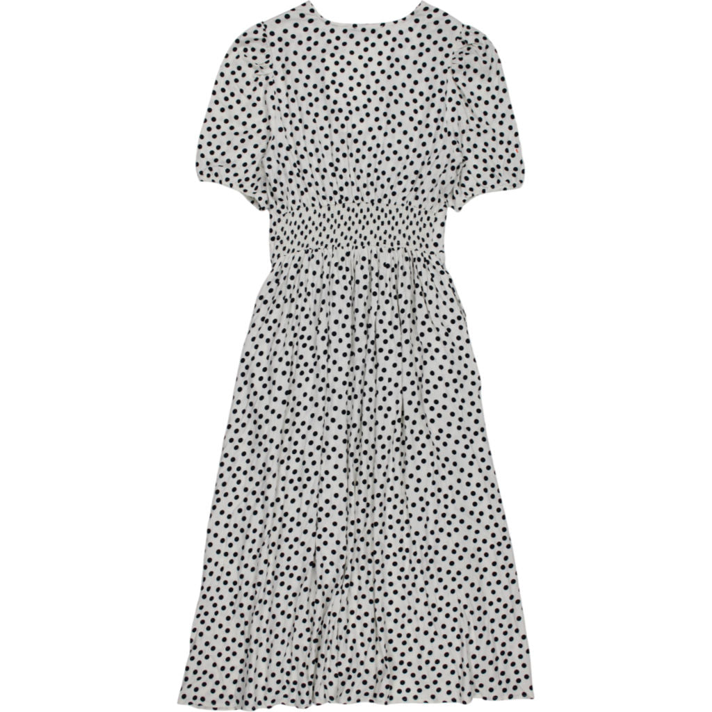 Baukjen Cream Polka Lina Midi Dress