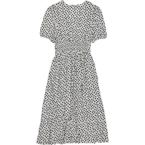 Baukjen Cream Polka Lina Midi Dress
