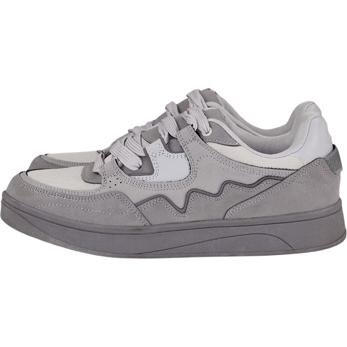 Pull & Bear Grey Low-Top Trainers