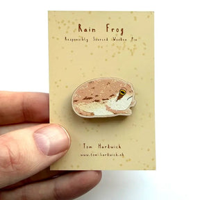 Rain Frog Wooden Pin