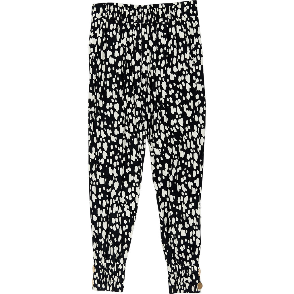 Mother of Pearl Black White Patterned Trousers