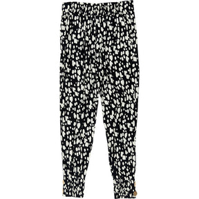 Mother of Pearl Black White Patterned Trousers