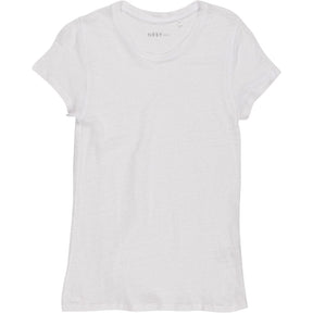 NRBY White Linen T-Shirt