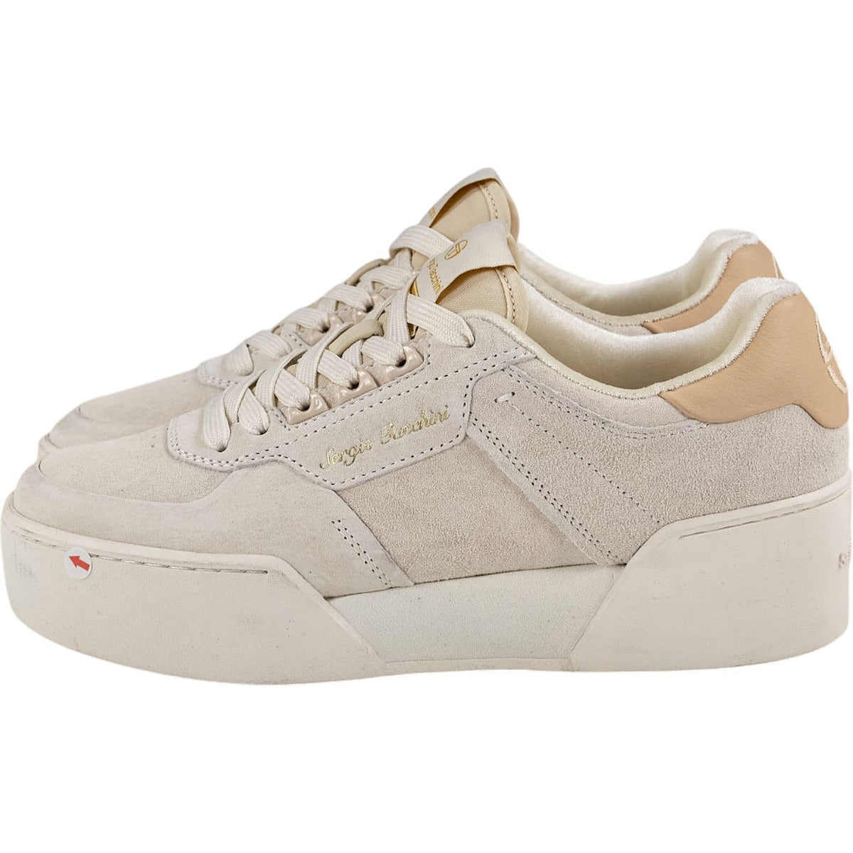 Sergio Tacchini Beige Suede Trainers Not visible but measures as a size 5