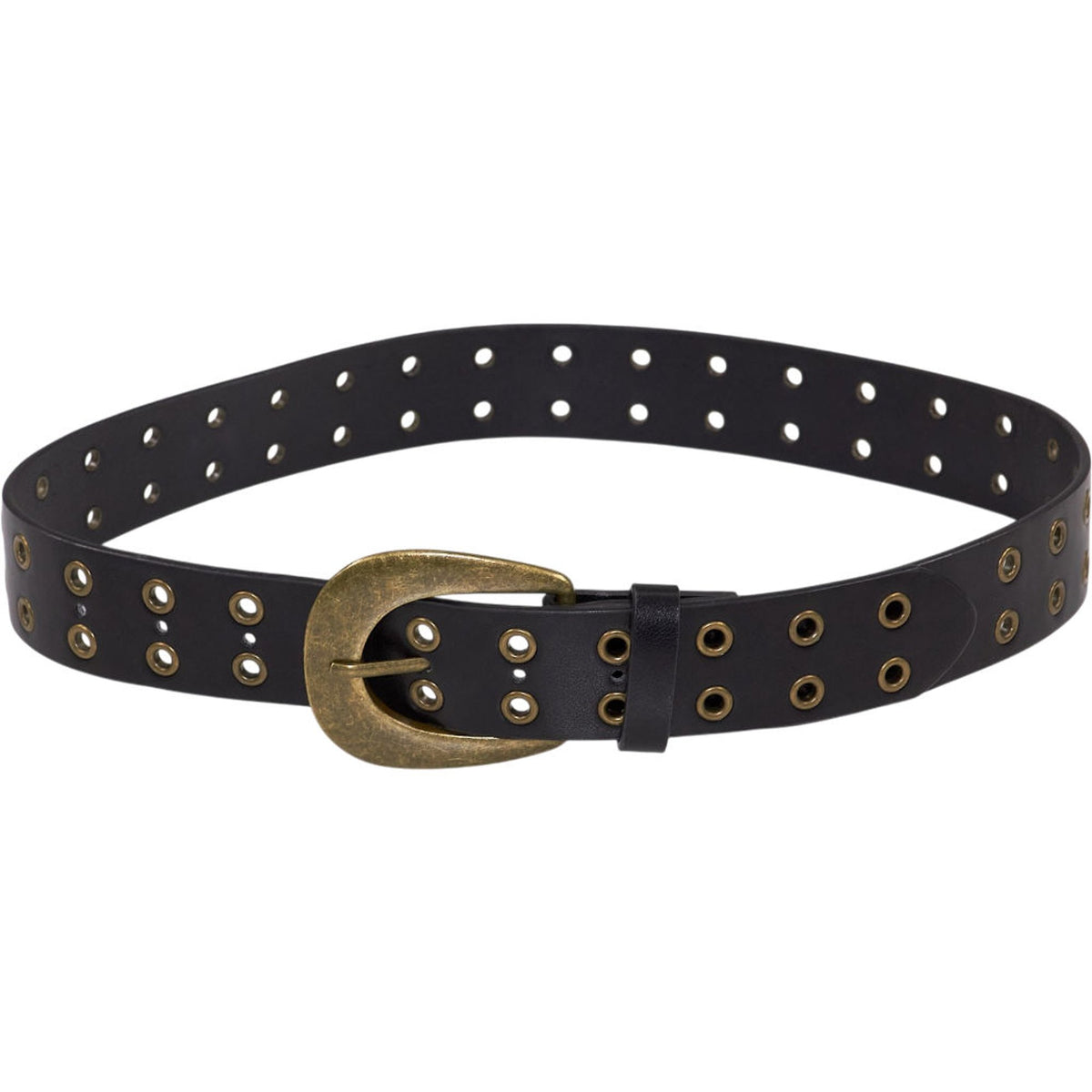 Pull&Bear Black Eyelet Belt
