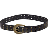 Pull&Bear Black Eyelet Belt