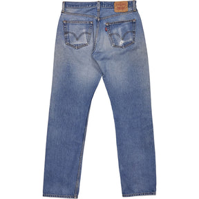Levi's Blue 501 Straight Leg Jeans