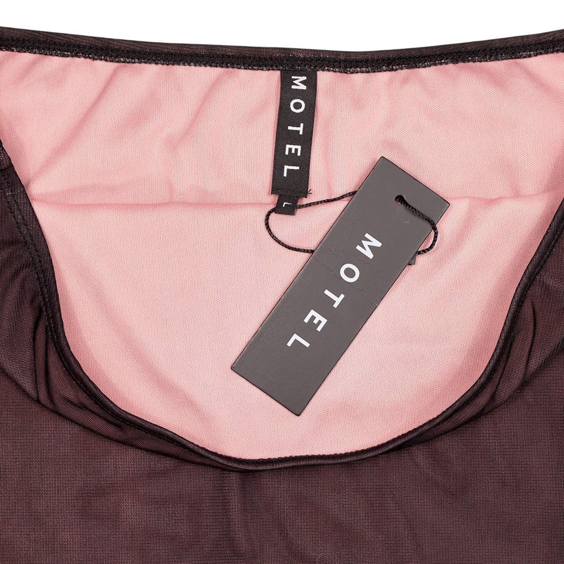 Motel Black Rowena Mesh Dress