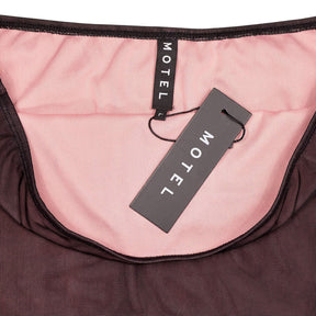 Motel Black Rowena Mesh Dress