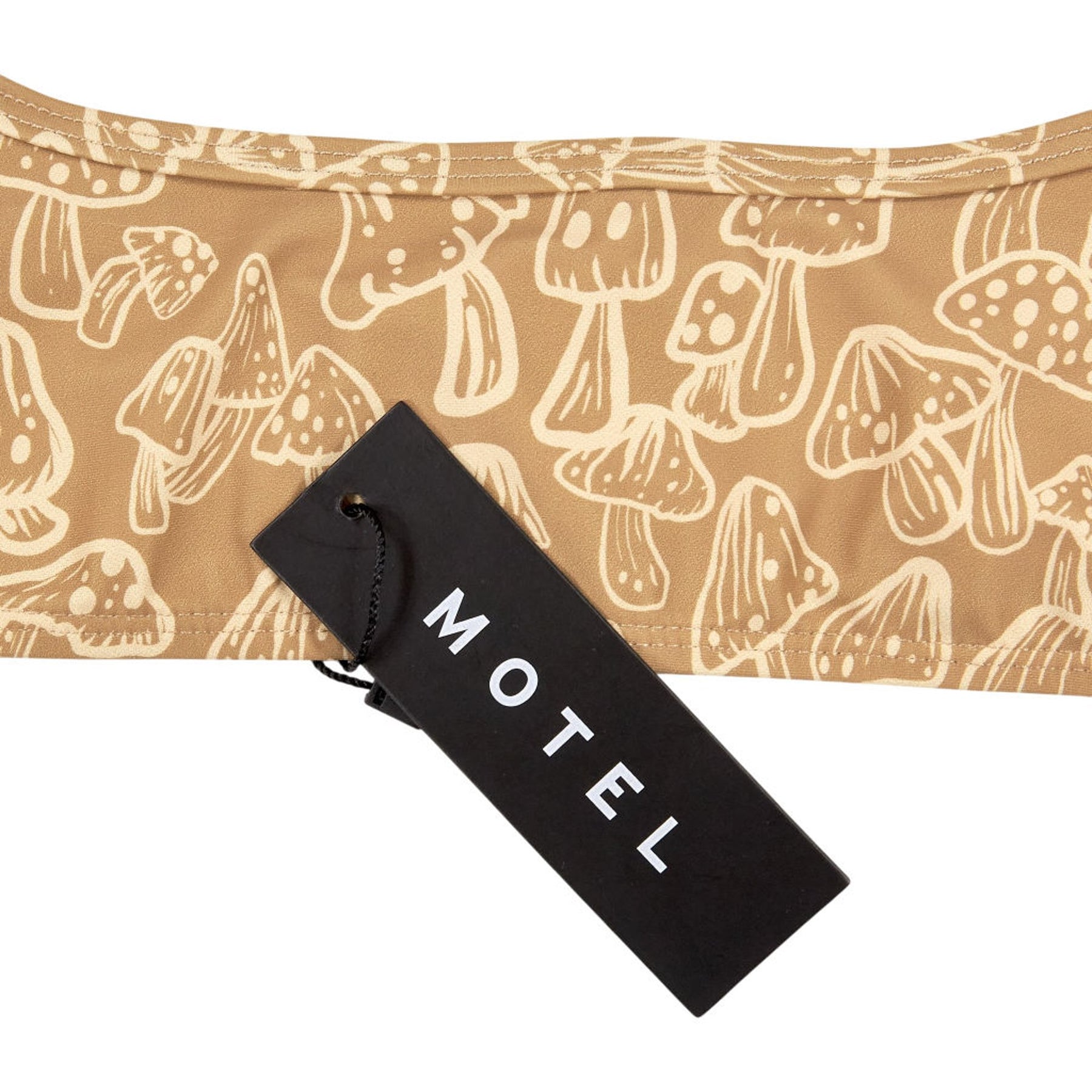 Motel Tan Mushroom Elvina Bikini Top