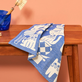 Kitchen Cats Cotton Tea Towel
