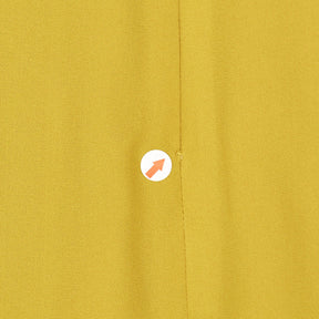 Farhi Mustard Ruched Dress
