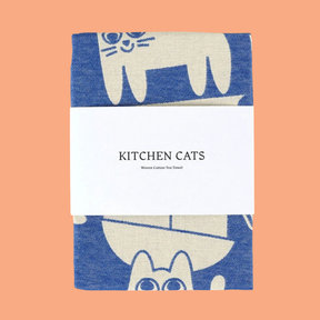 Kitchen Cats Cotton Tea Towel