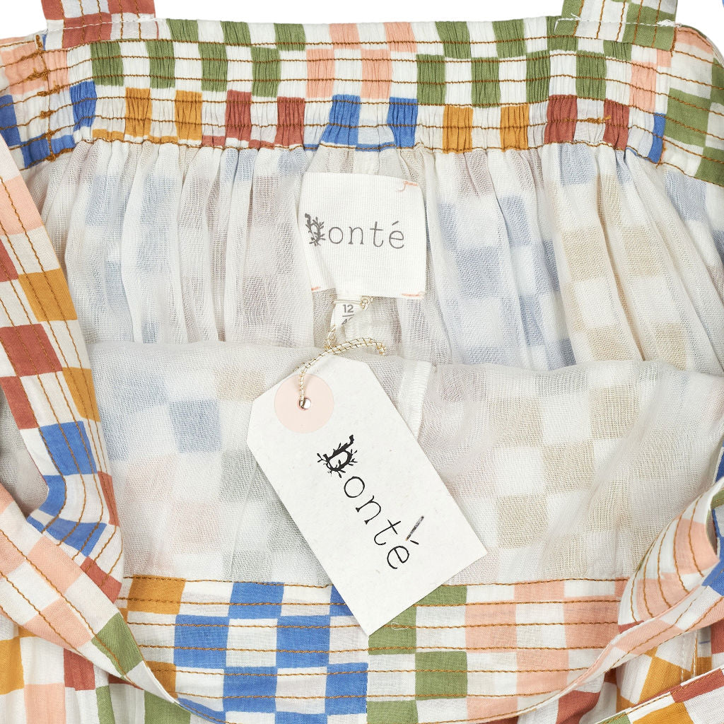 Bonte Multi Keiko Dress Check Pattern
