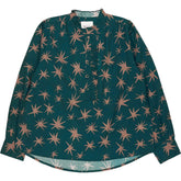 Bonte Green Star Print Anais Shirt