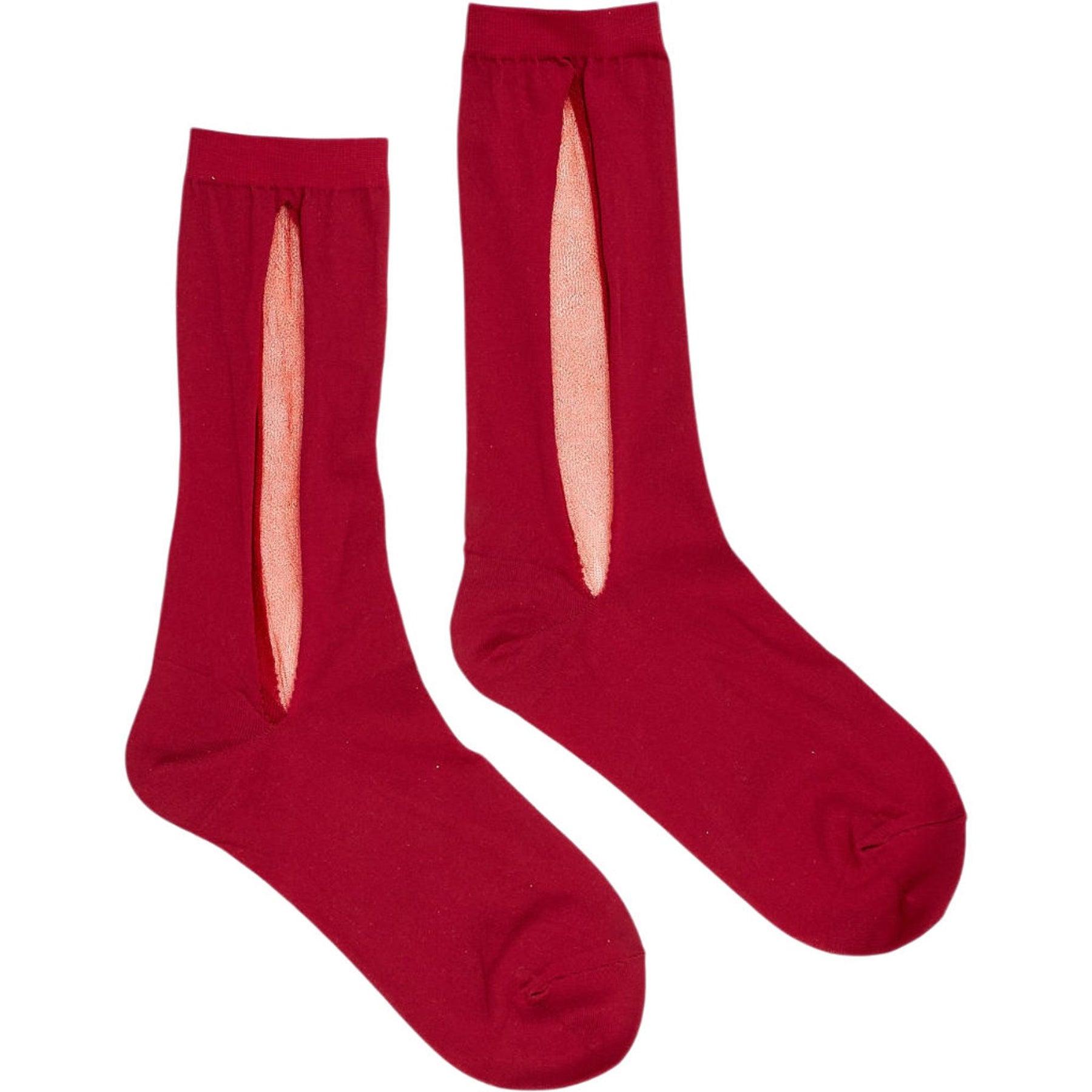 Pull & Bear Red Openwork Socks