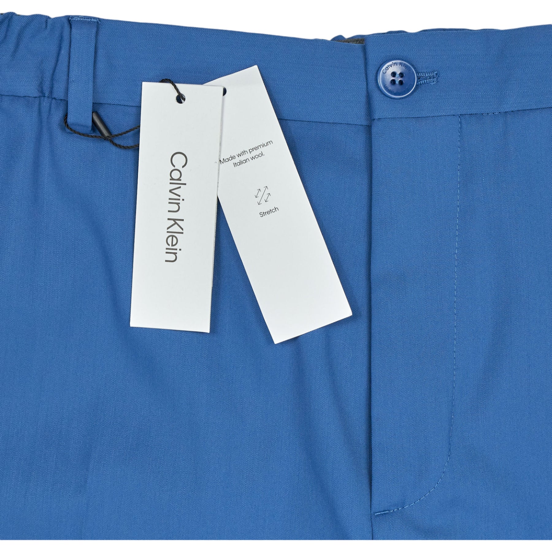 Calvin Klein Blue Gabardine Pants