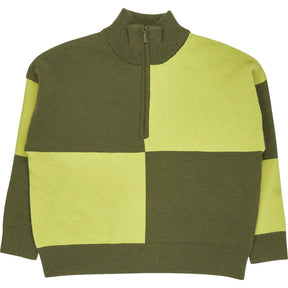 Motel Green Tusca Half-Zip Sweatshirt