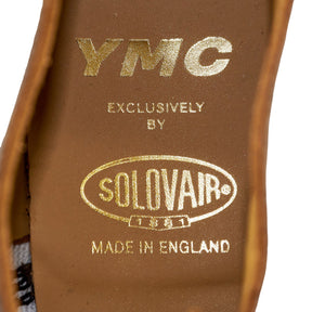 YMC Brown Leather Lace-Up Boots
