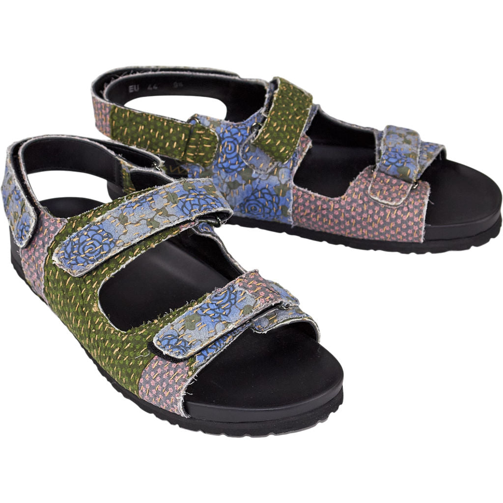 By Walid Multi Cotton Re-Patch Felix Sandal