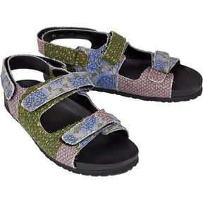 By Walid Multi Cotton Re-Patch Felix Sandal