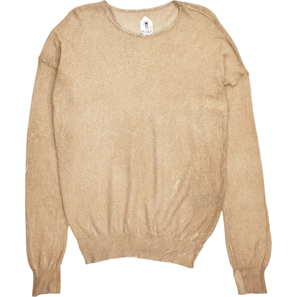 POAN Beige Knit Jumper