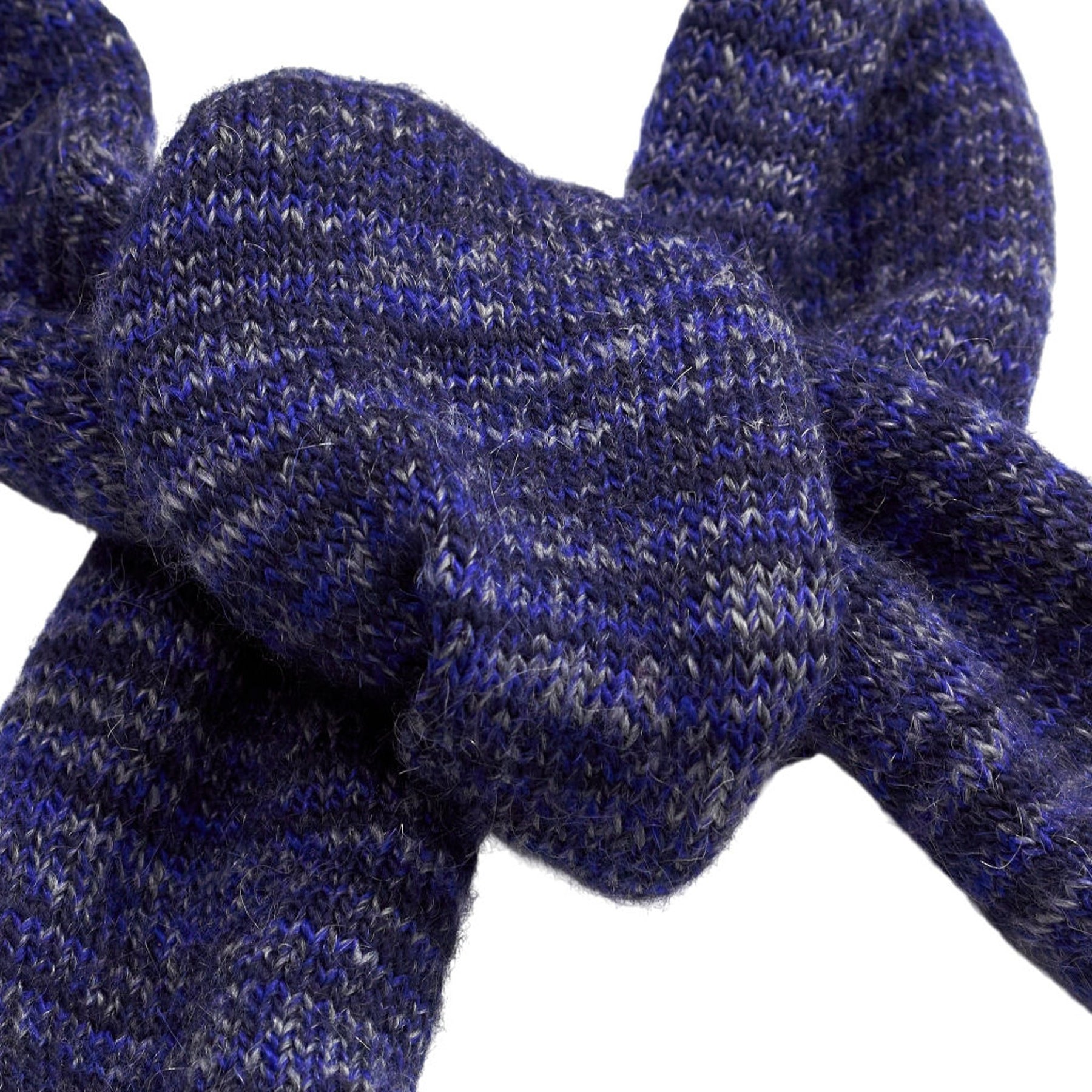 YMC Blue Knit Scarf