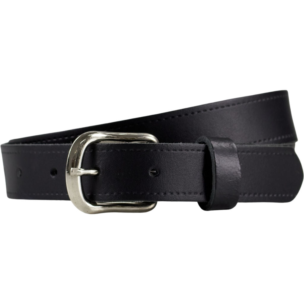 Glencroft Black Real Leather Belt