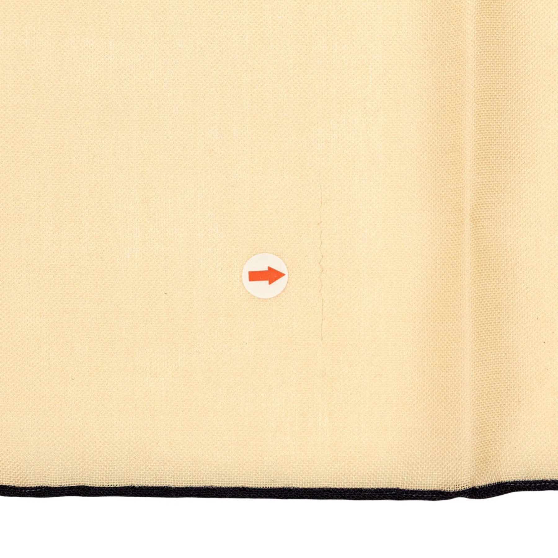 Drake's Cream Wool Silk Pocket Square