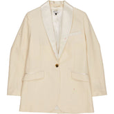 Bella Freud Cream Blazer Jacket