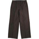 Baukjen Dark Chocolate Eason Wool Blend Trousers