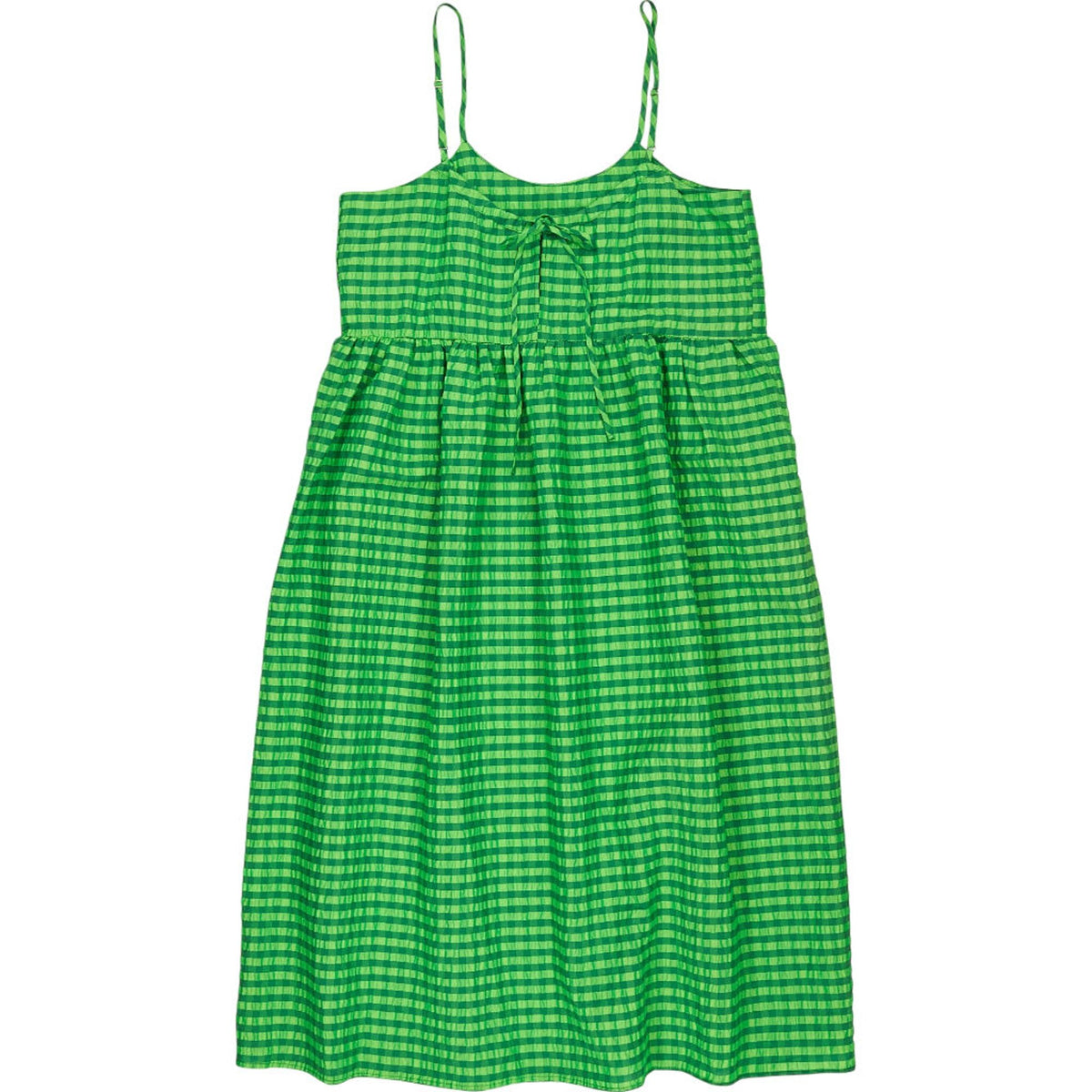 OMNES Green Strappy Dress
